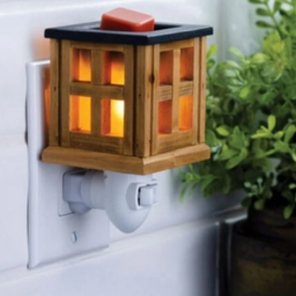 Candle Warmers Wooden Lantern Plug-in Fragrance Warmer