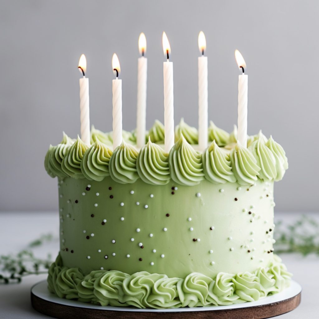 12cm white spiral cake candles
