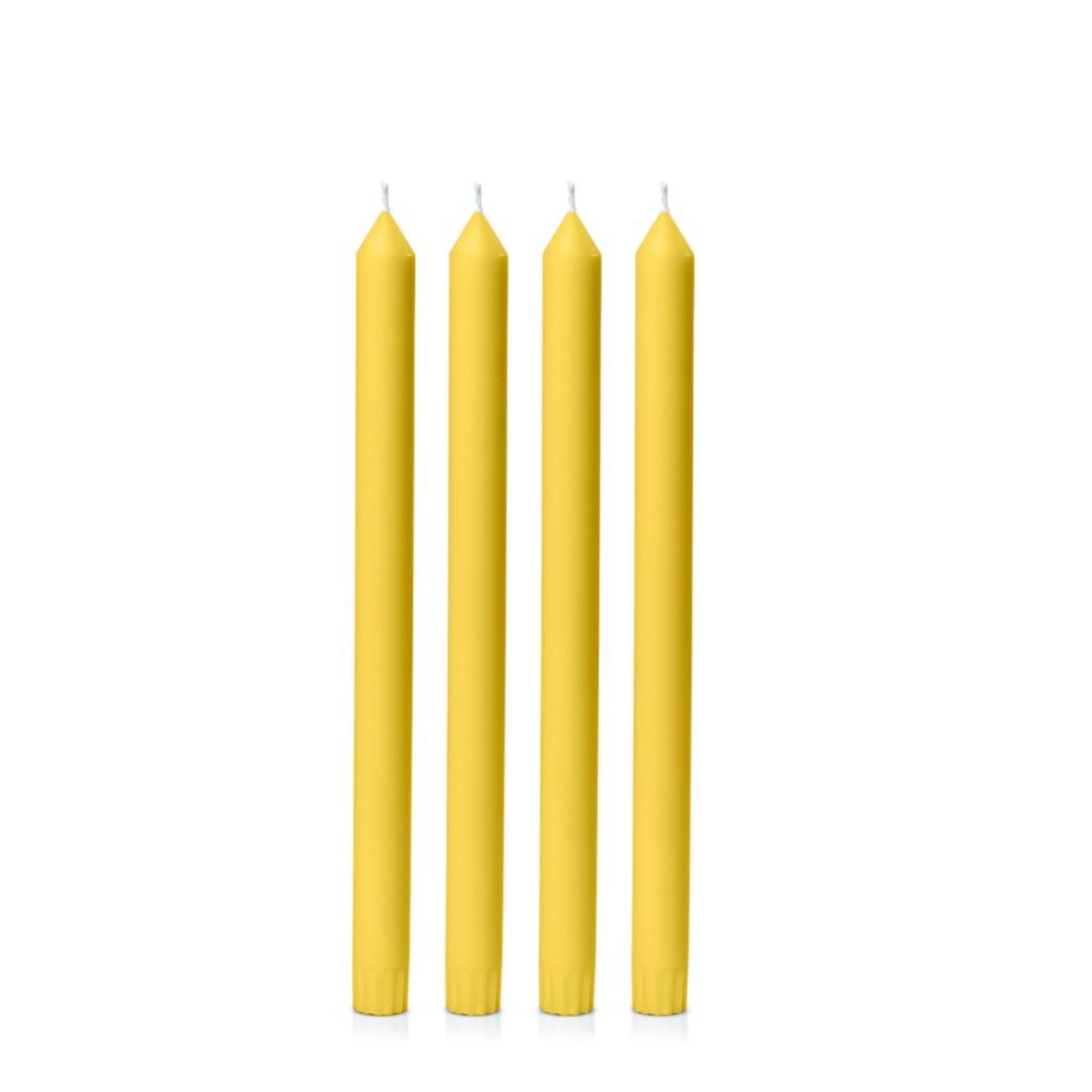 YELLOW DINNER CANDLE
