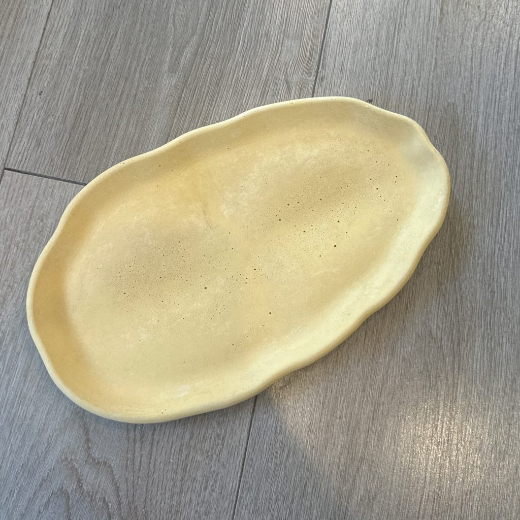 Odd shaped oval tray #16