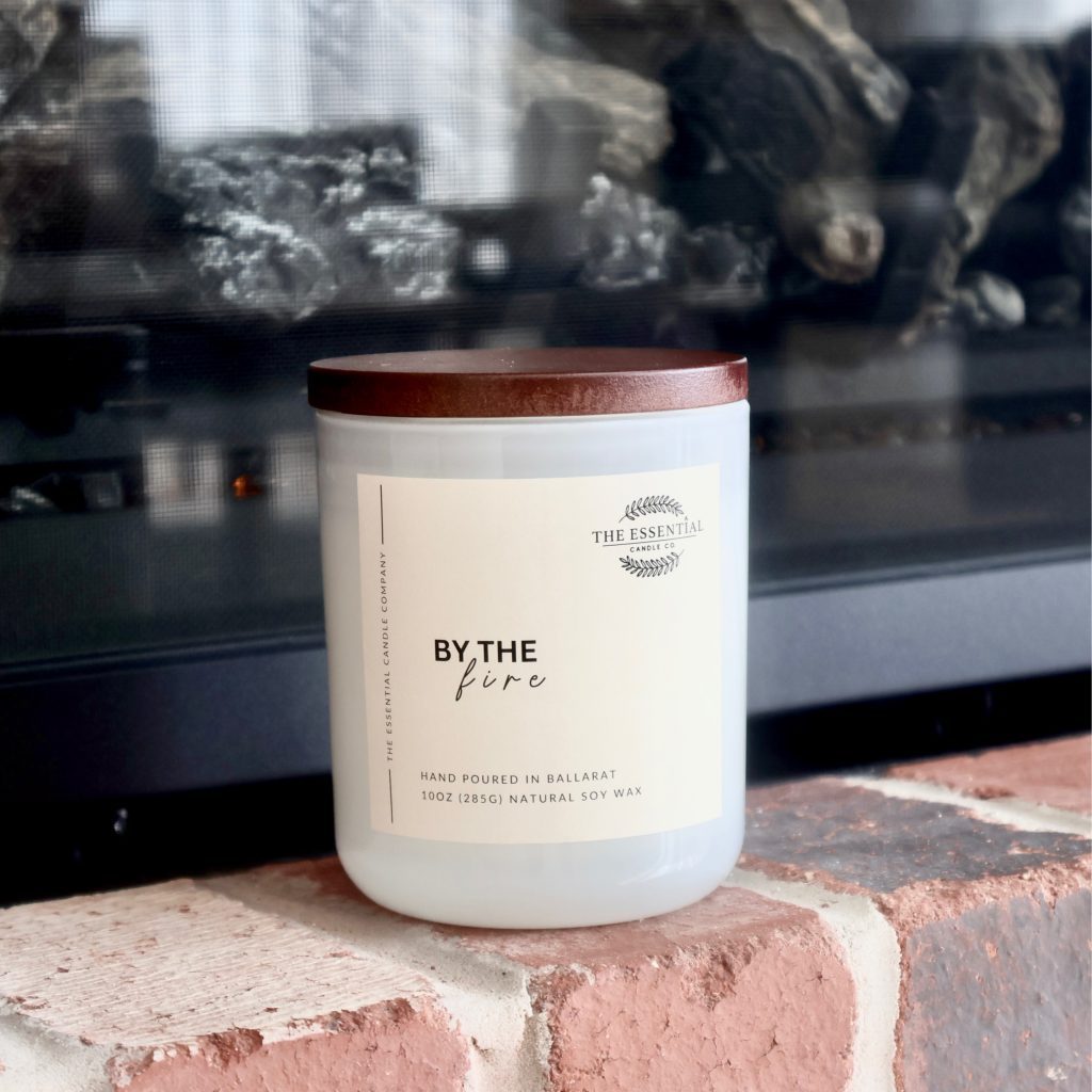 BY THE FIRE SIGNATURE CANDLE