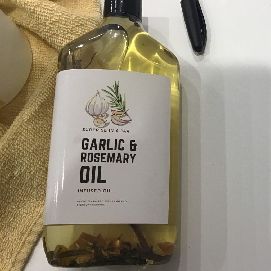 Garlic & rosemary oil