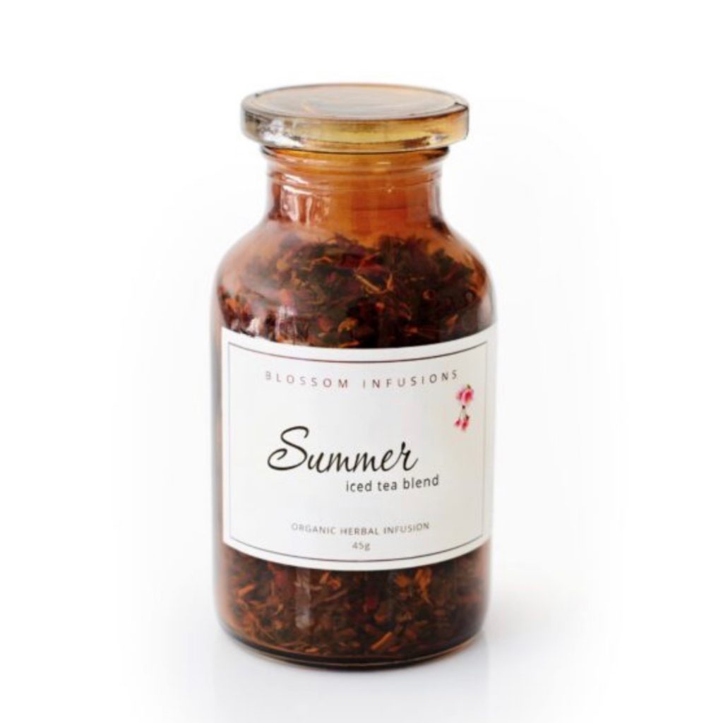 SUMMER ICED TEA 55g APOTHECARY JAR - BLOSSOM INFUSIONS