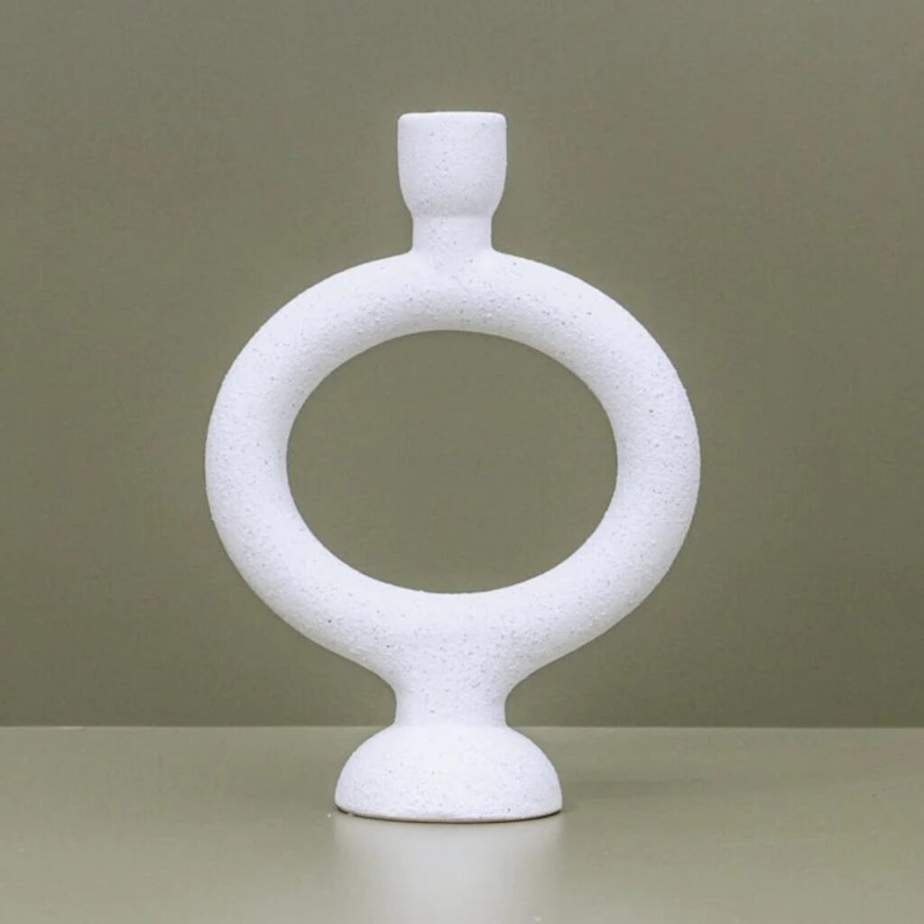 Thea Candlestand White (LARGE)
