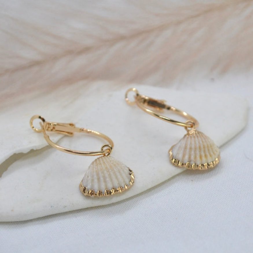 Trigg ~ 24K Gold Plated Hoops