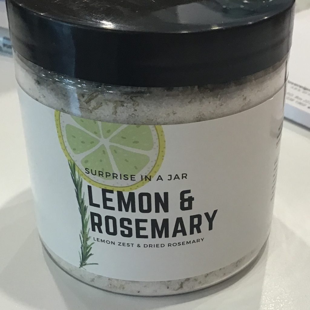 Lemon and rosemary salt