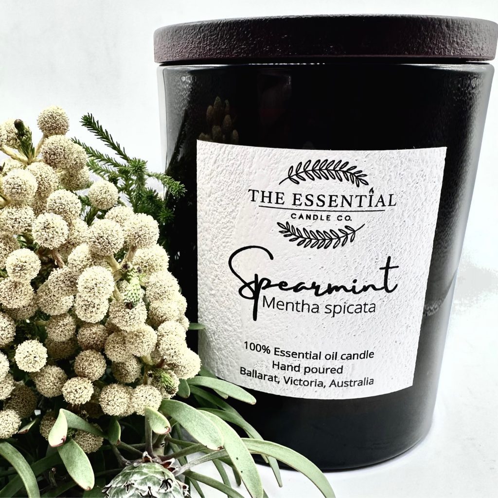 SPEARMINT - ESSENTIAL OIL CANDLE