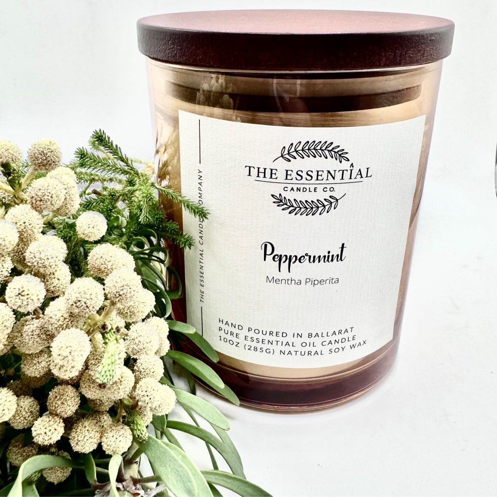 PEPPERMINT - ESSENTIAL OIL CANDLE