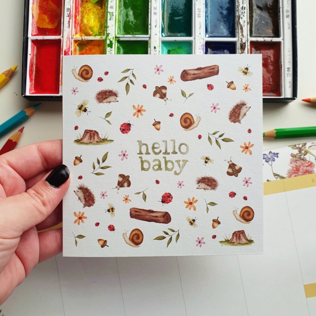 HELLO BABY CARD