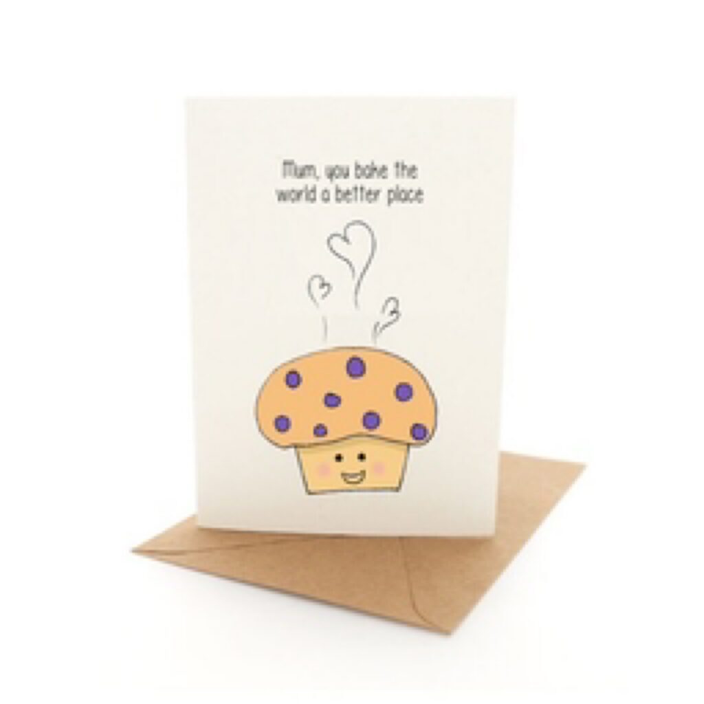 Punny Muffin - Mother’s day card