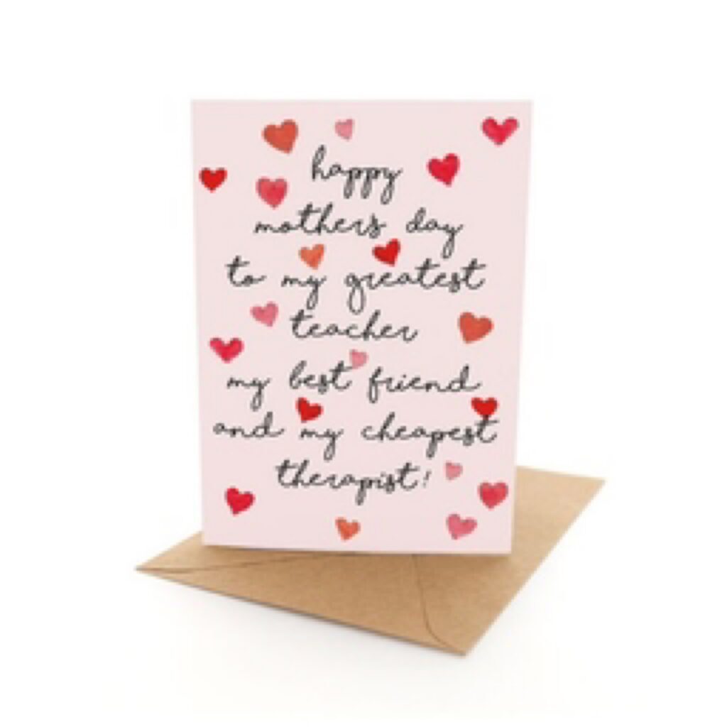 Mum Therapy - Mother’s Day card